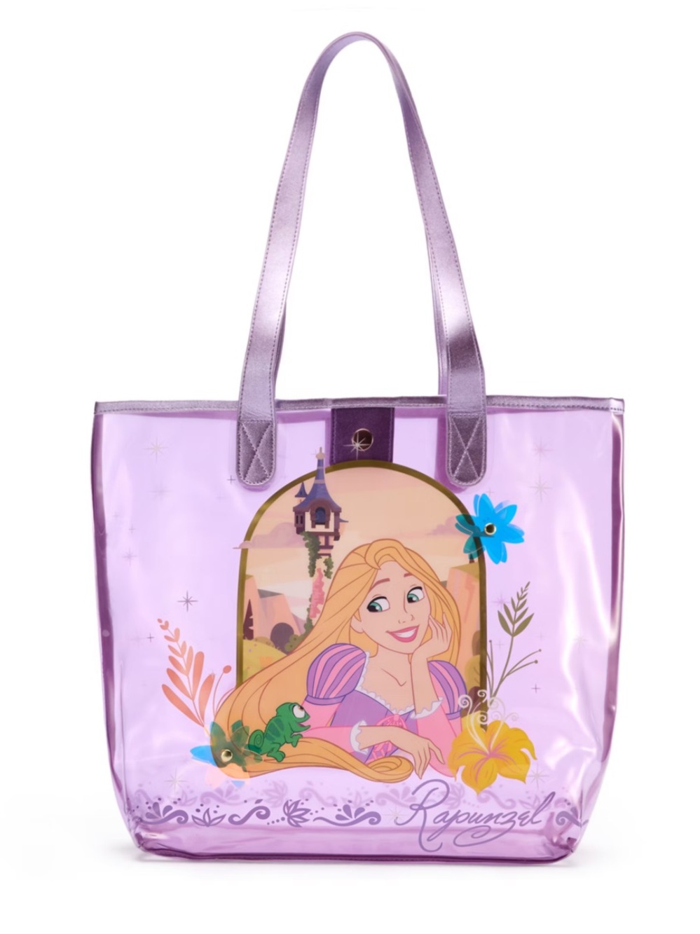 Disney Lavender Rapunzel Kids Swim Tote Bag